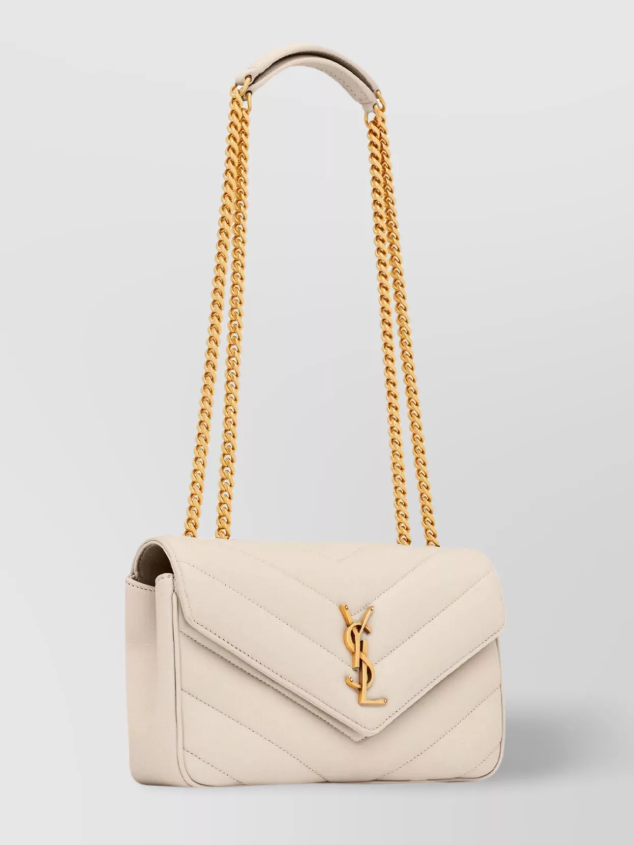 Saint Laurent Small Quilted Lambskin Shoulder Bag
