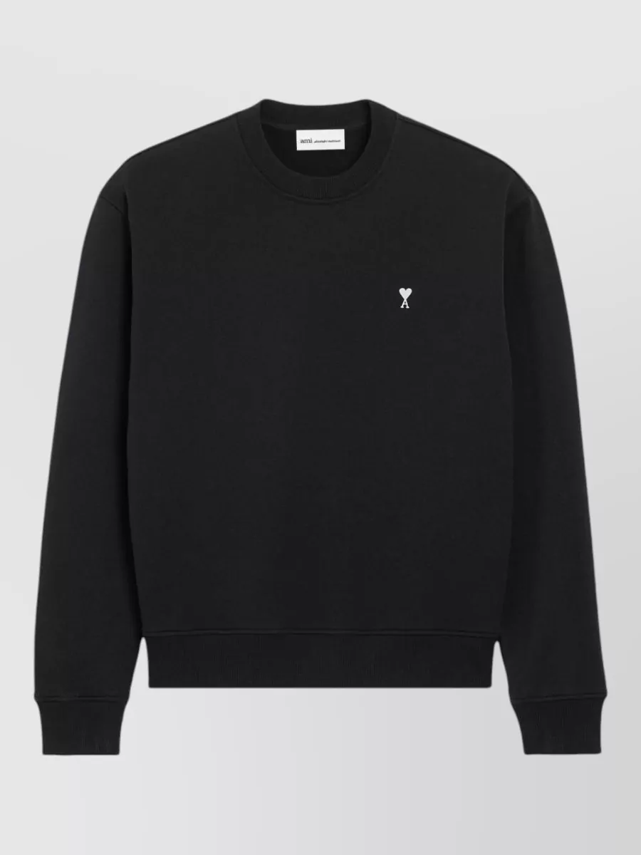 Ami Paris cotton crewneck sweatshirt