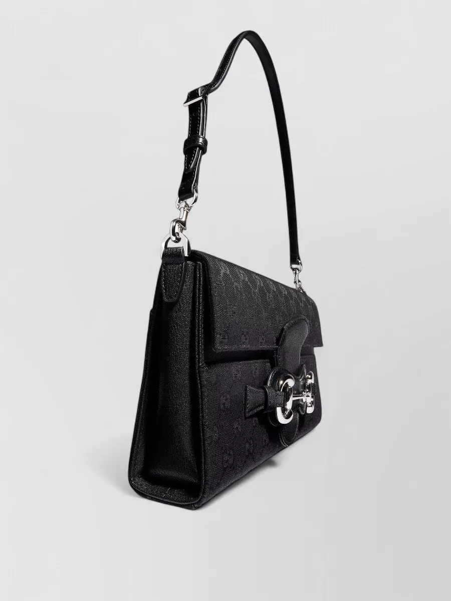 Gucci Horsebit 1955 Mini Canvas Shoulder Bag