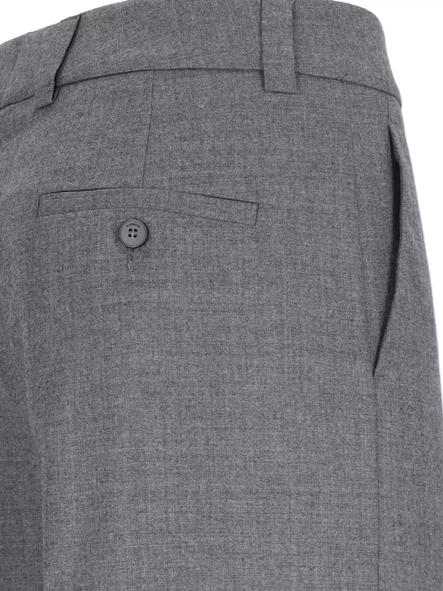 Incotex Virgin Wool Straight-Leg Tailored Trousers