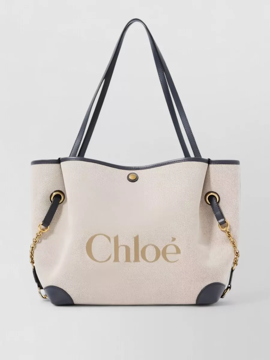 Chloé Woody Cotton Tote Bag