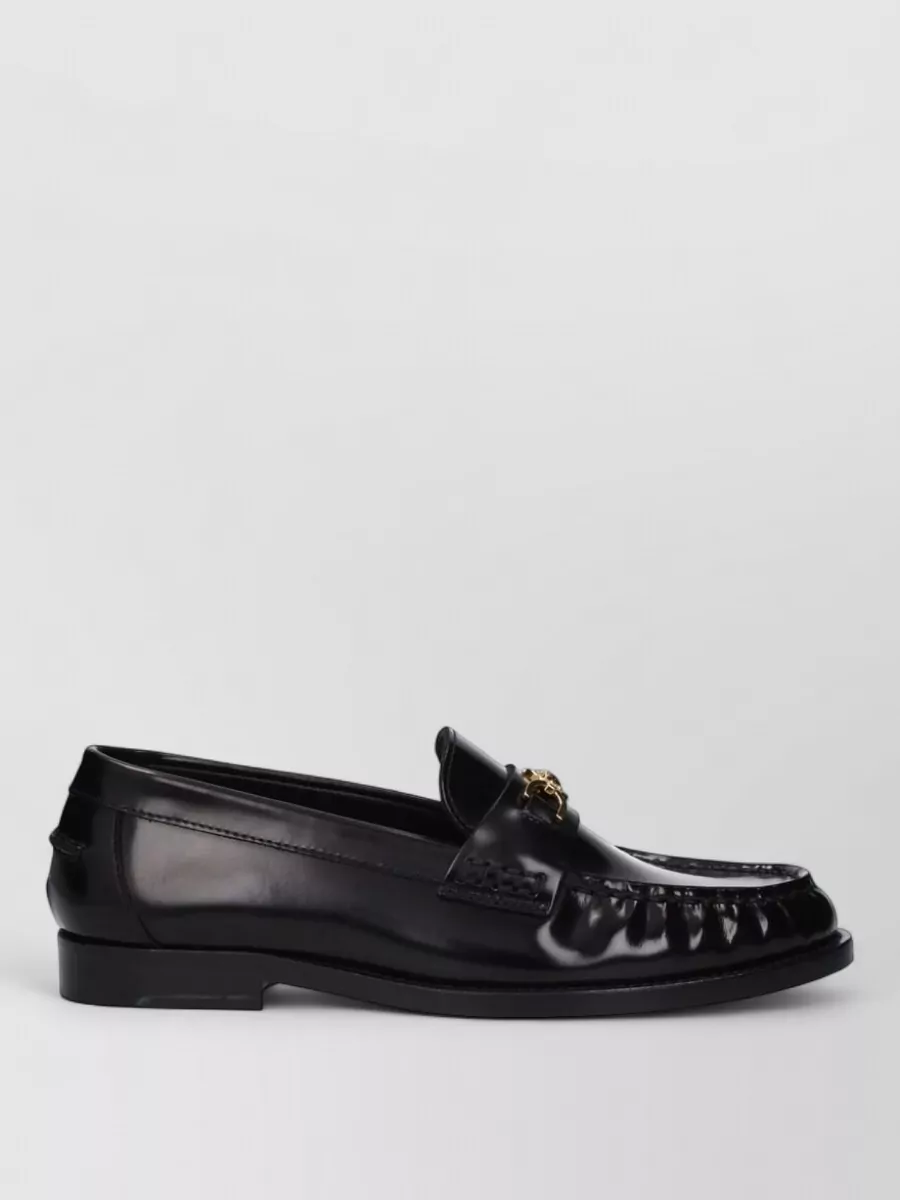 Versace Leather Loafers
