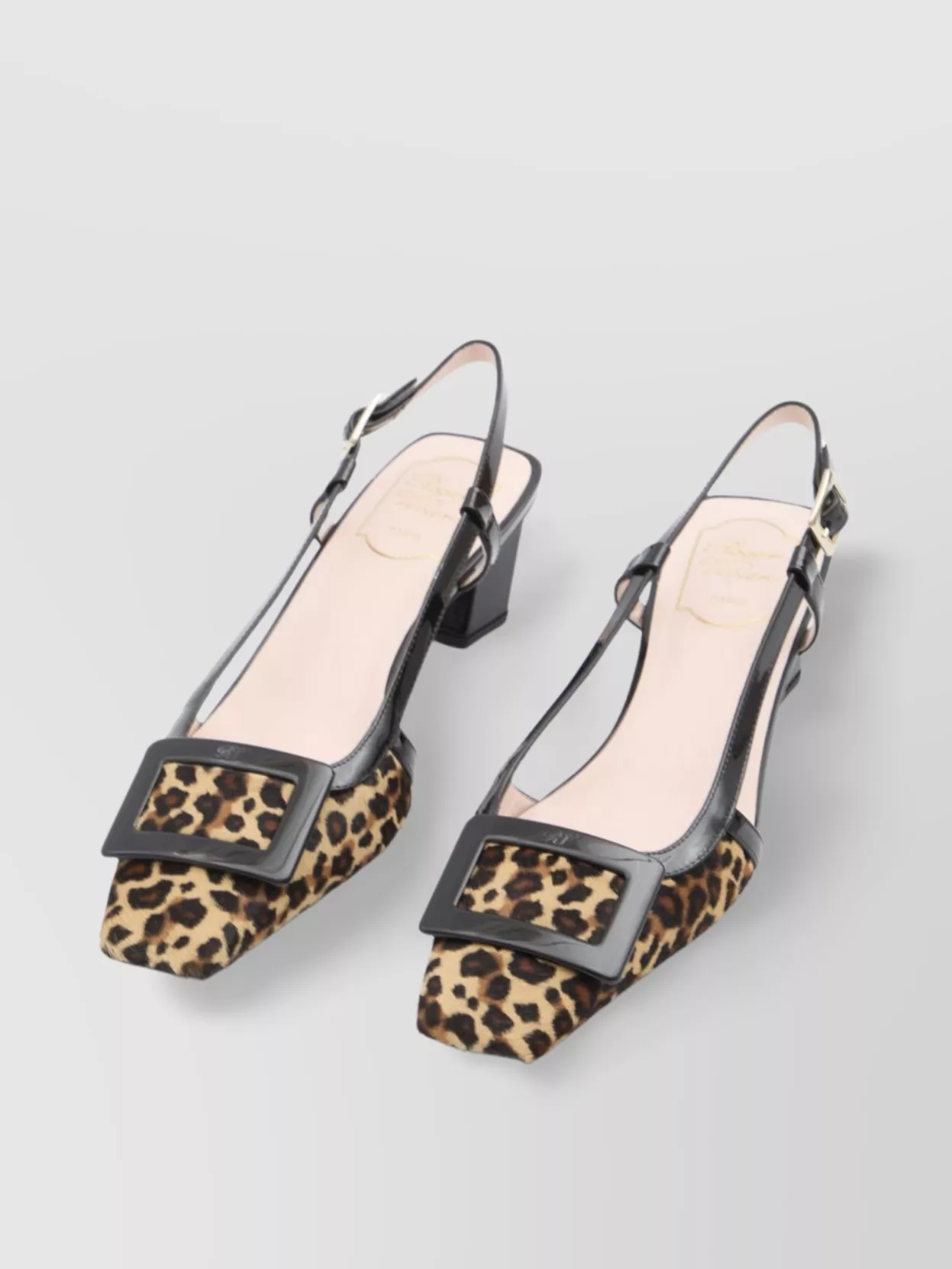 Roger Vivier Pony Slingback Pumps In Animal Print