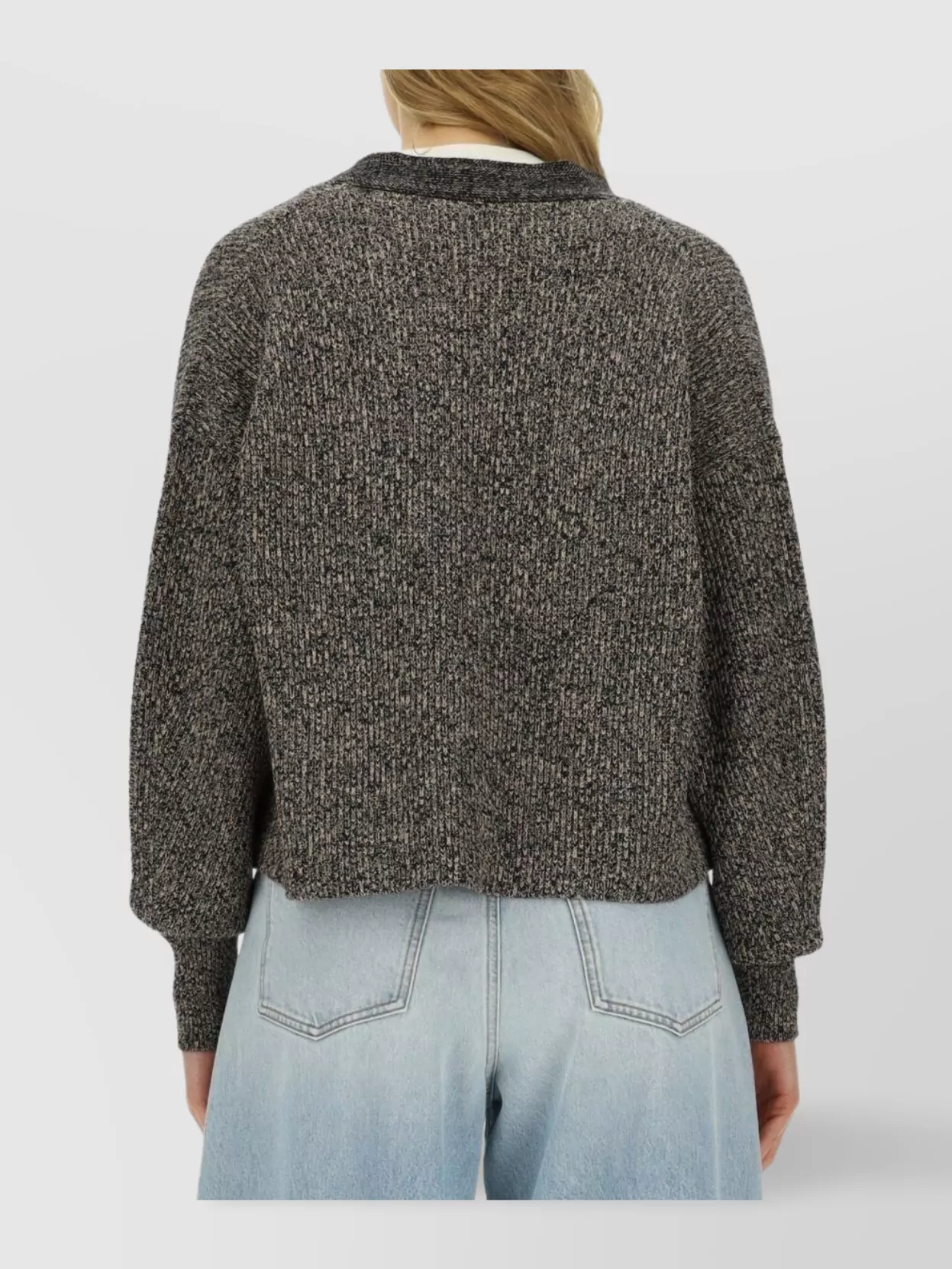 Sportmax Long Sleeve Maxi Cardigan V-neck In Brown