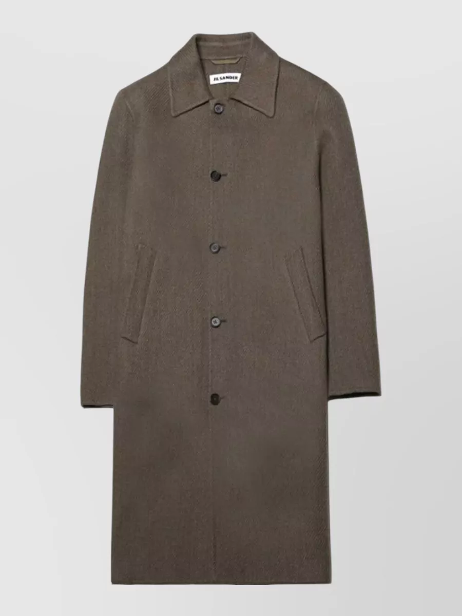 Jil Sander virgin wool double-breasted sport coat