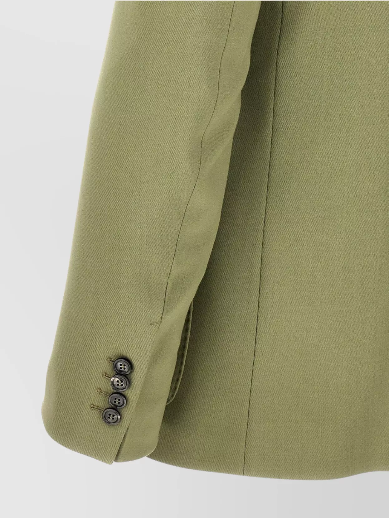 Ami Alexandre Mattiussi Front Double-breasted Tailored Jacket In Green