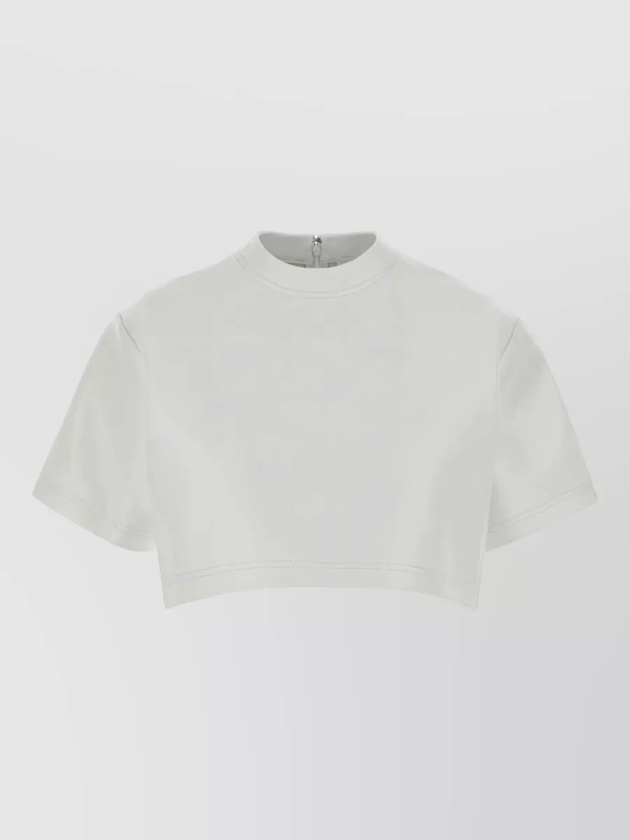 Balenciaga Leather Cropped Jacket