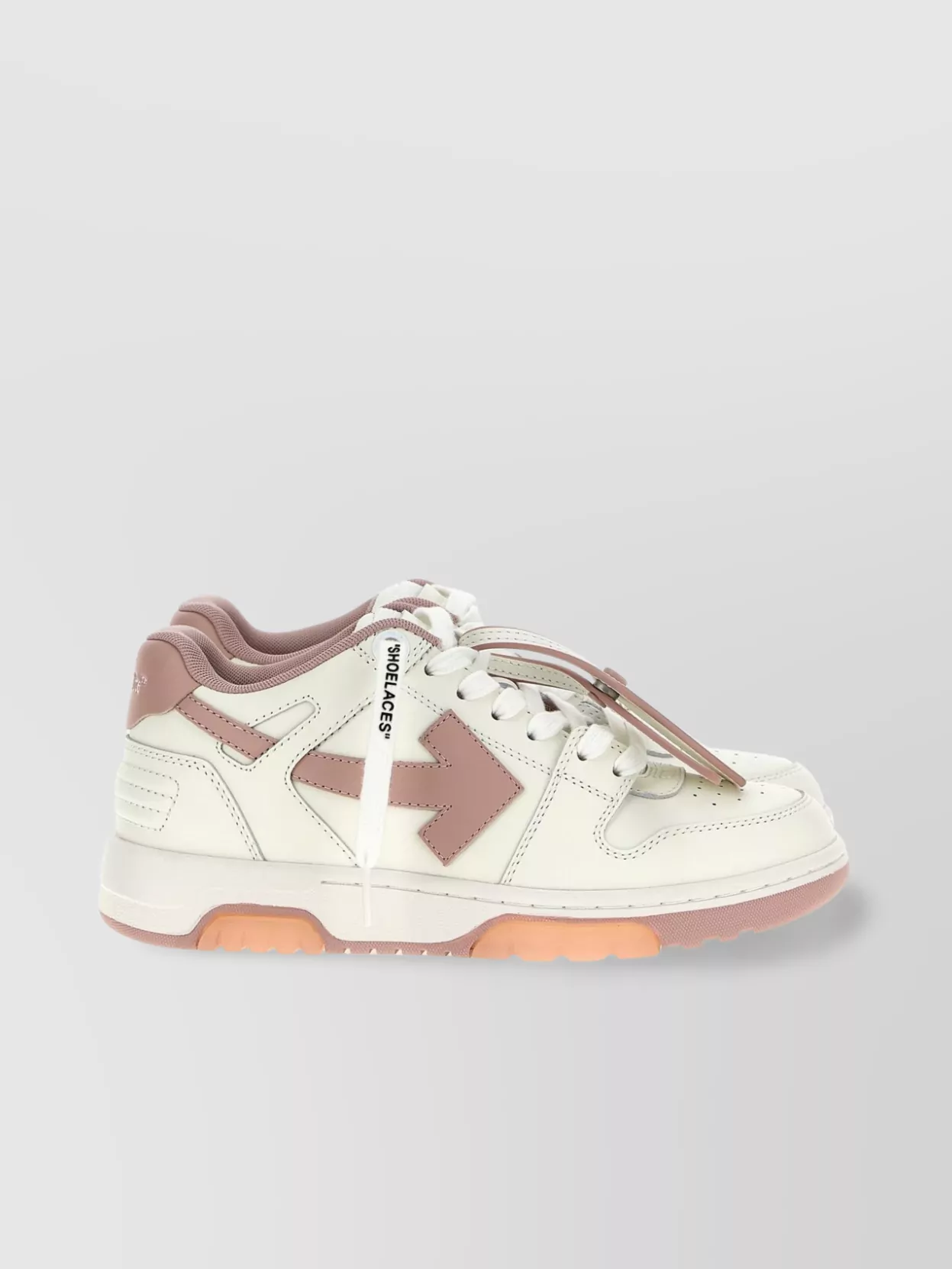 Off-White Leather Out Of Office Low-Top Sneakers
