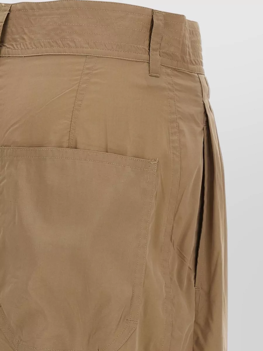 Isabel Marant High-Rise Wide-Leg Cropped Trousers