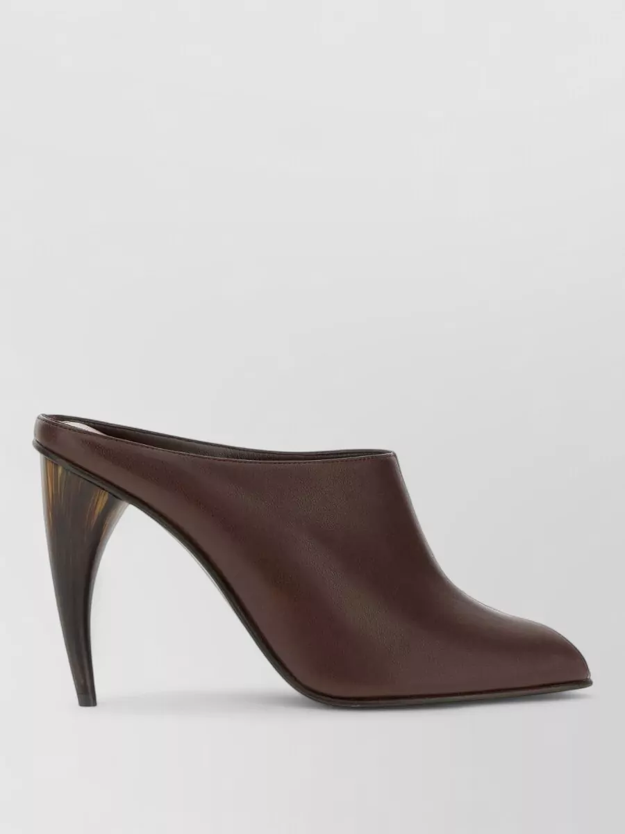 Alexander McQueen leather mules