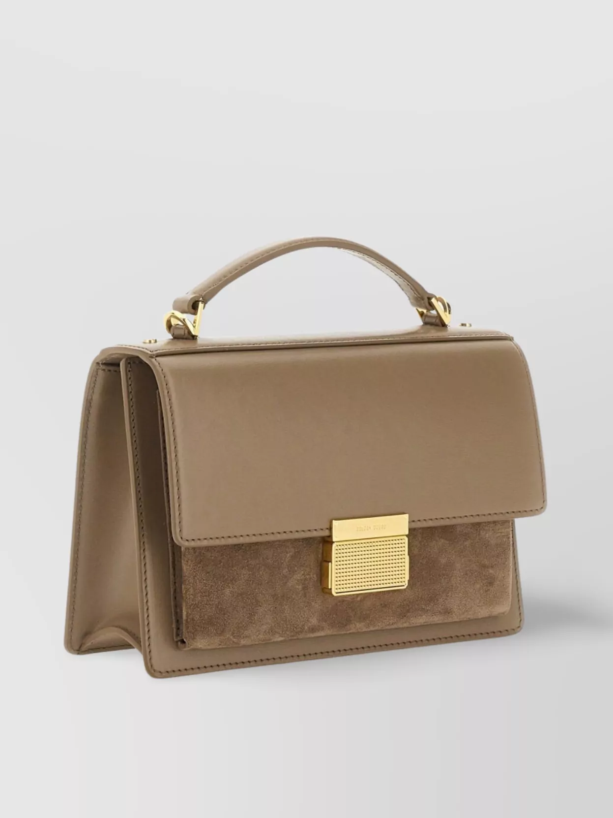 Golden Goose Suede Top Handle Cross-Body Bag