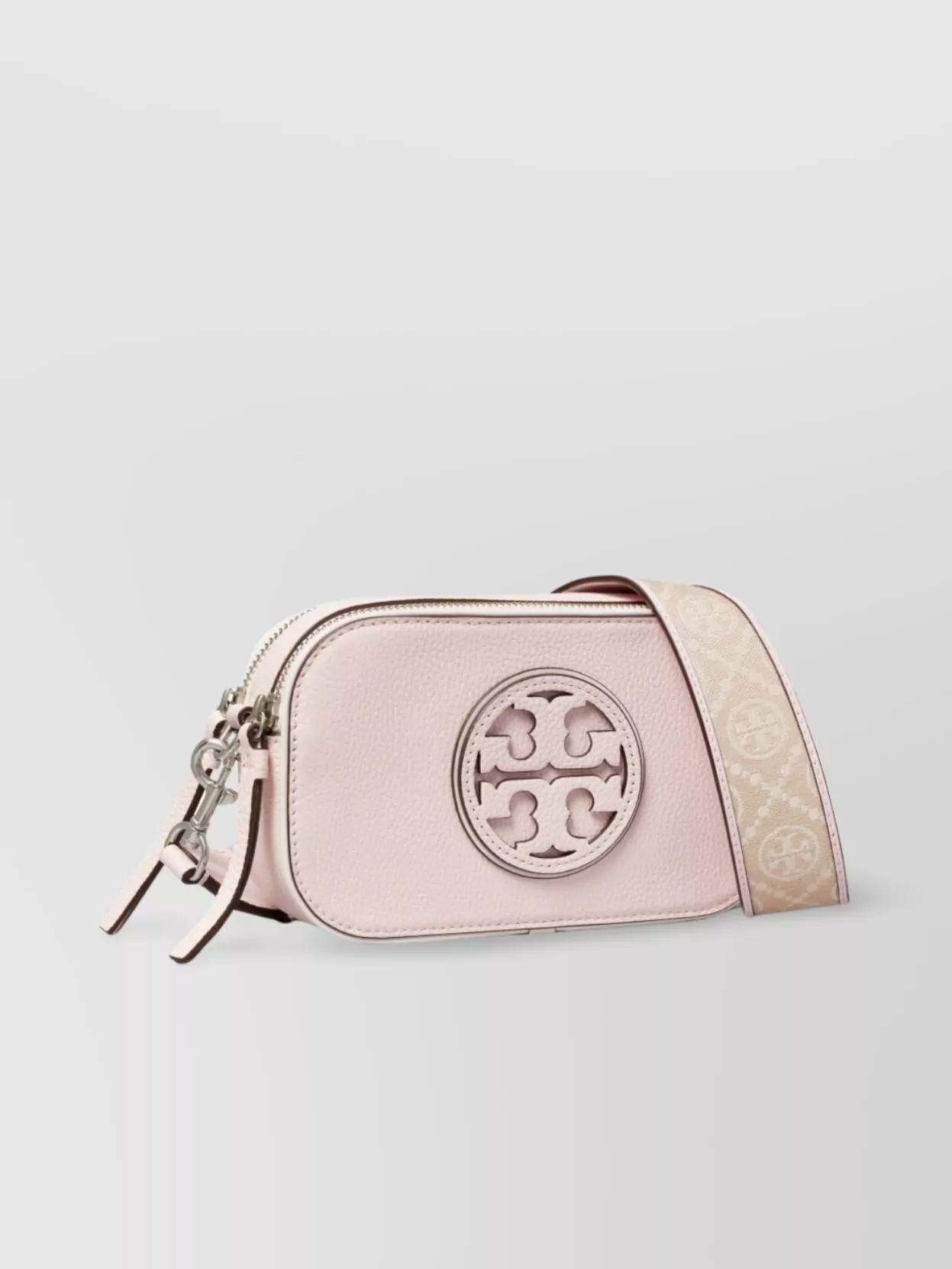Tory Burch Mini Leather Camera Bag With Adjustable Strap