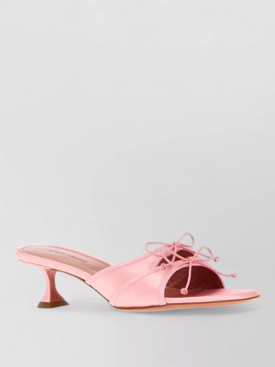 Amina Muaddi satin mules