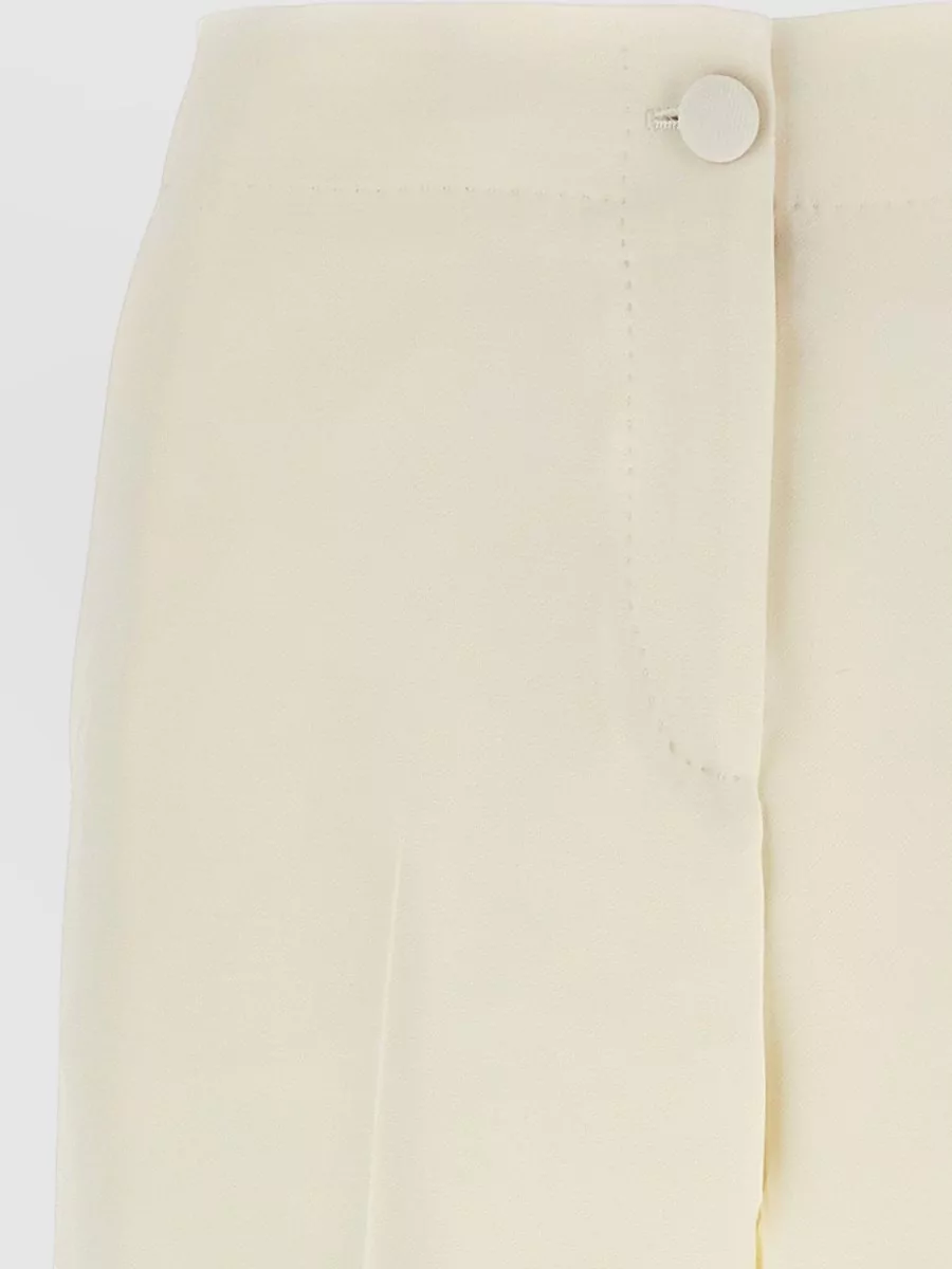 Brioni Silk-Blend Wide-Leg Trousers