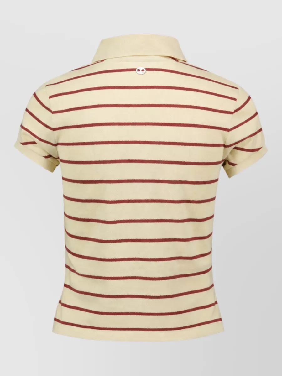 Paco Rabanne Cotton short-sleeve polo top