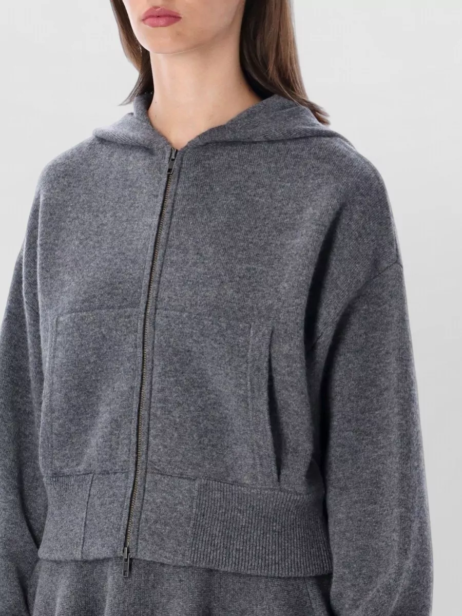 Lisa Yang Cashmere Hooded Zip Hoodie