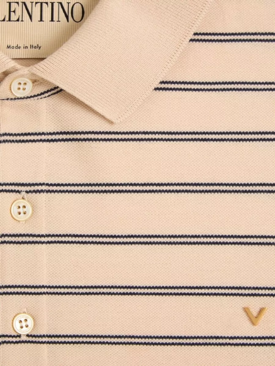 Valentino Garavani Short-Sleeve Polo Shirt