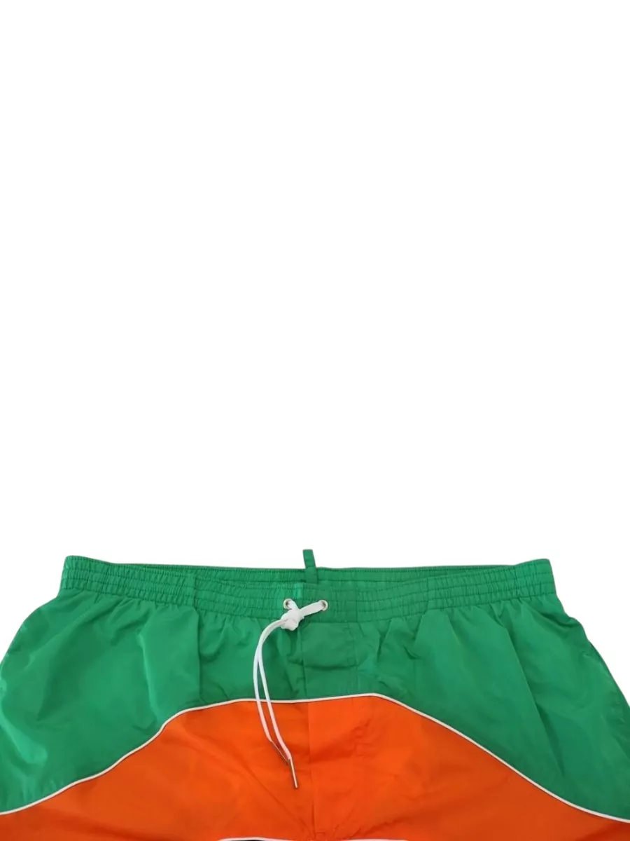 Dsquared2 Logo-Print Knee-Length Swim Shorts