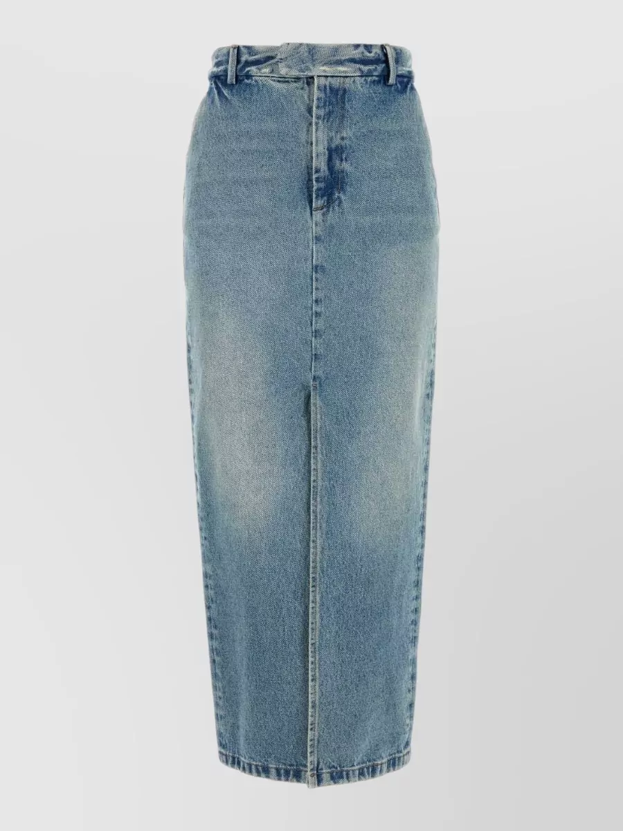 Armarium denim high-rise skirt