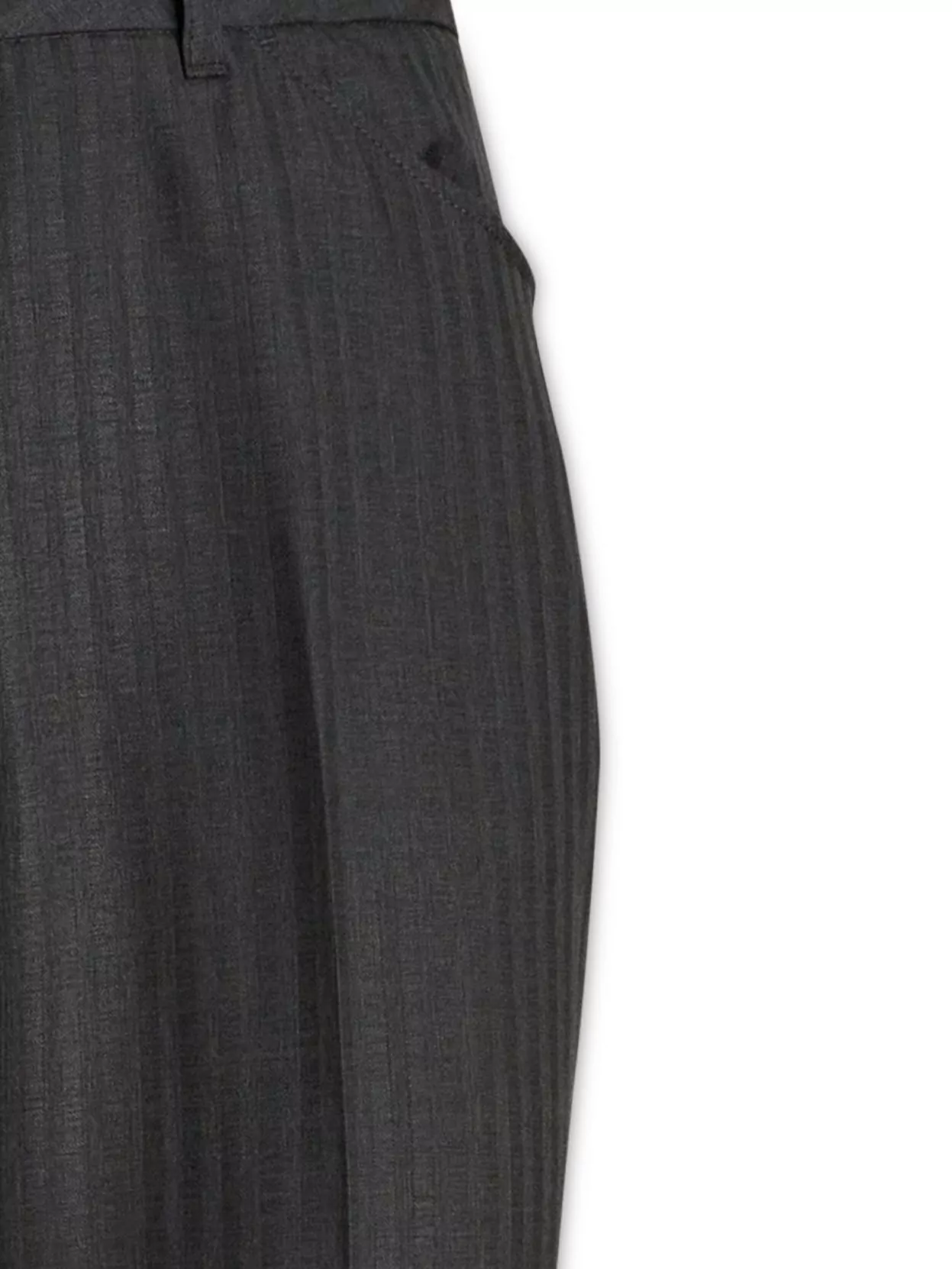 Etro Striped Pattern Wool Trousers