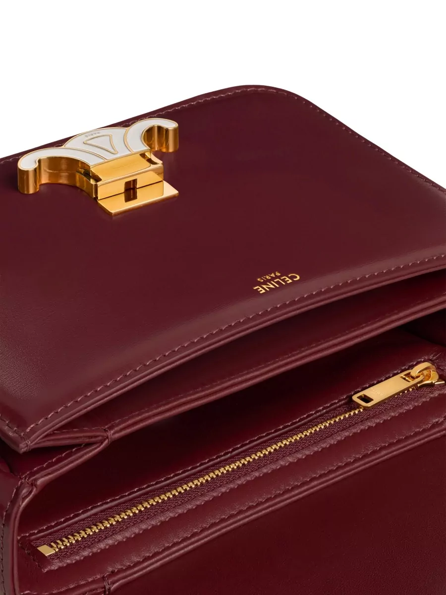 Celine Glossy Calfskin Shoulder Bag