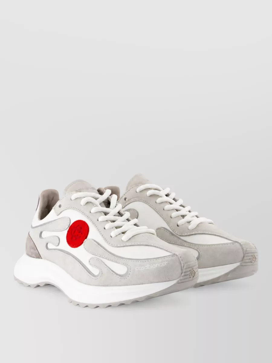 Casablanca leather low-top sneakers