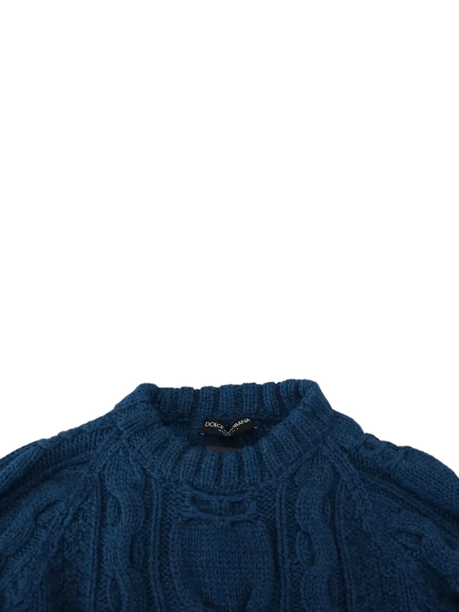 Dolce&Gabbana Cable-Knit Wool Alpaca Jumper
