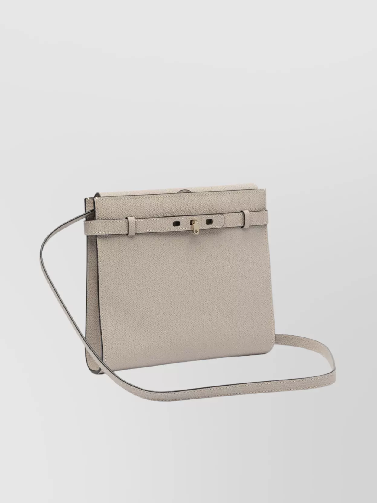 Valextra Textured Finish Crossbody Bags With Adjustable Strap