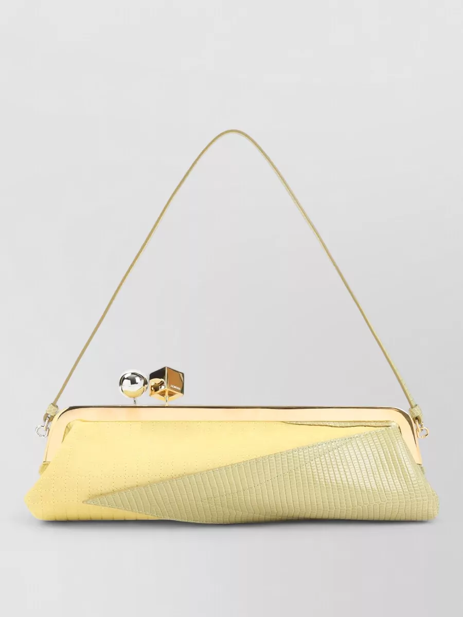 Jacquemus la pochette salon leather clutch bag