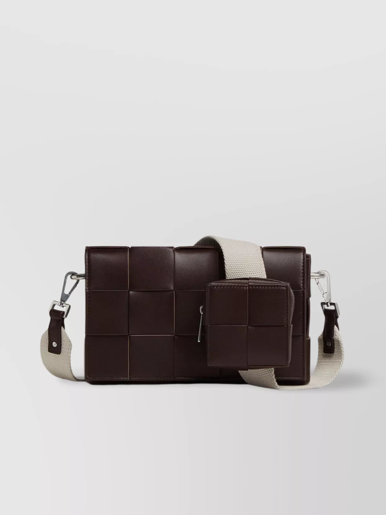 Shop Bottega Veneta Modular Strap Shoulder Bag In Brown