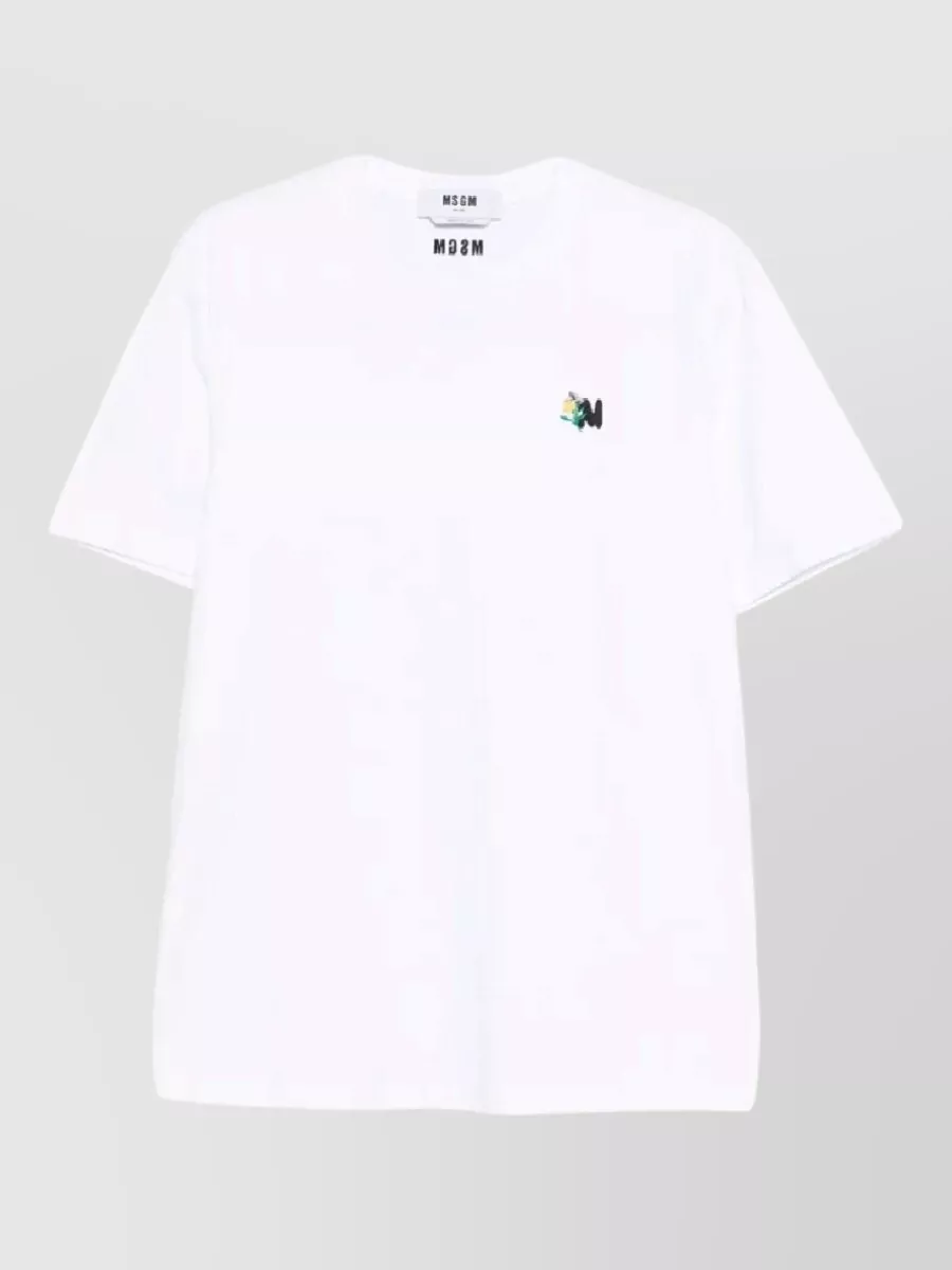 Msgm Cotton T-Shirt