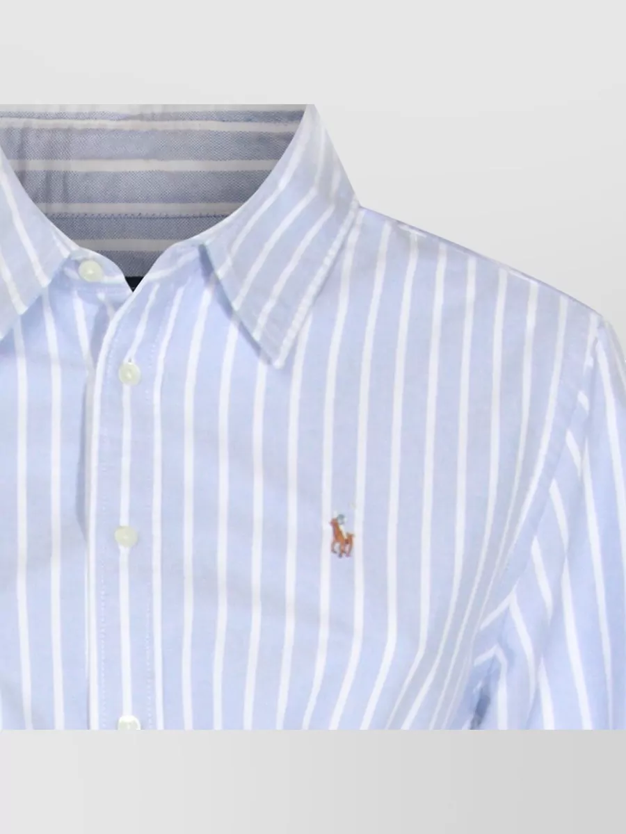 Polo Ralph Lauren Striped Knee Length Dress With Waist Tie