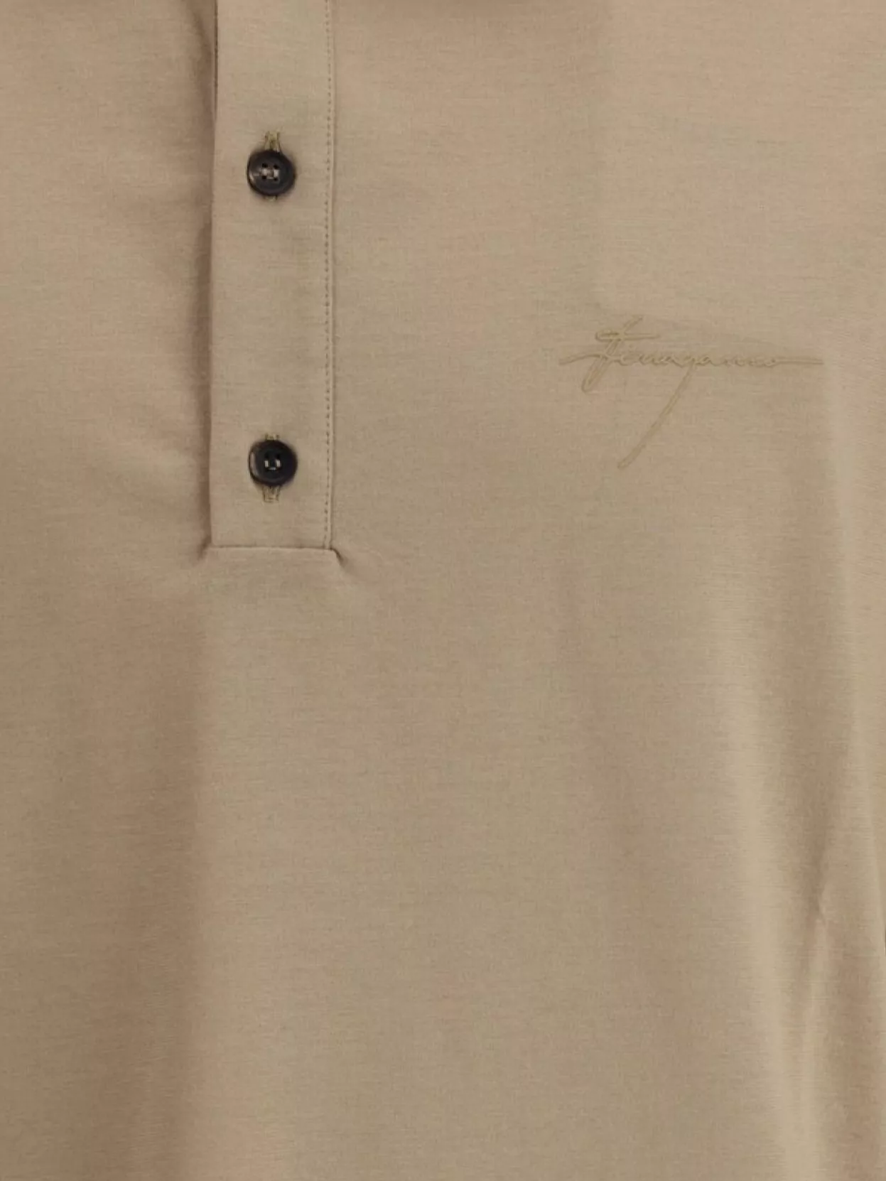 Ferragamo Logoed Polo Shirt With Side Slits