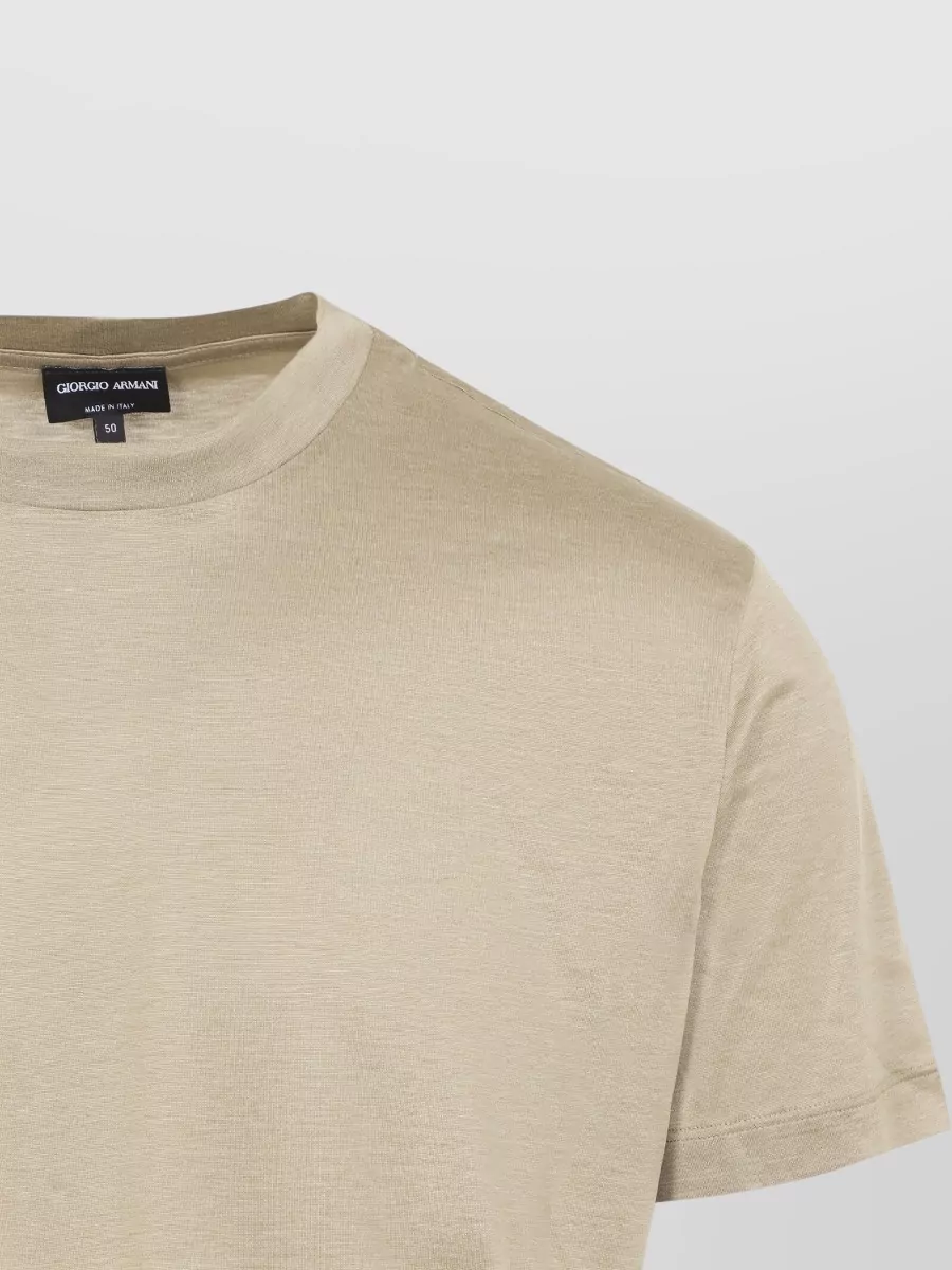 Giorgio Armani Silk Regular-Fit Short-Sleeve T-Shirt