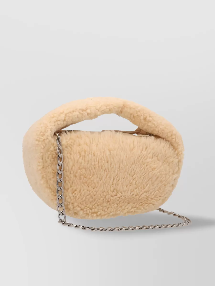 By Far Baby Cush Shearling Mini Bag