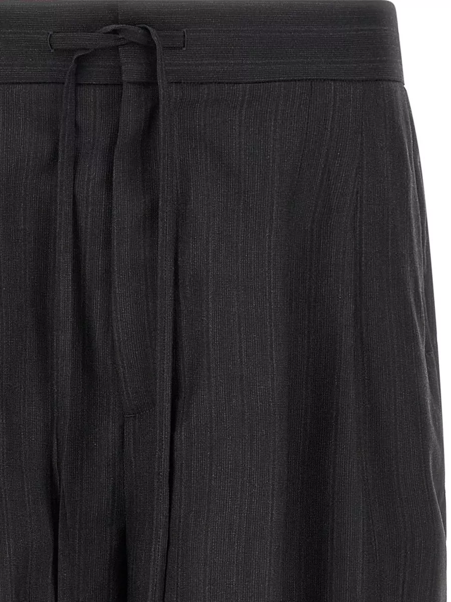 Fear Of God Virgin Wool Pinstripe Pleated Bermuda Shorts