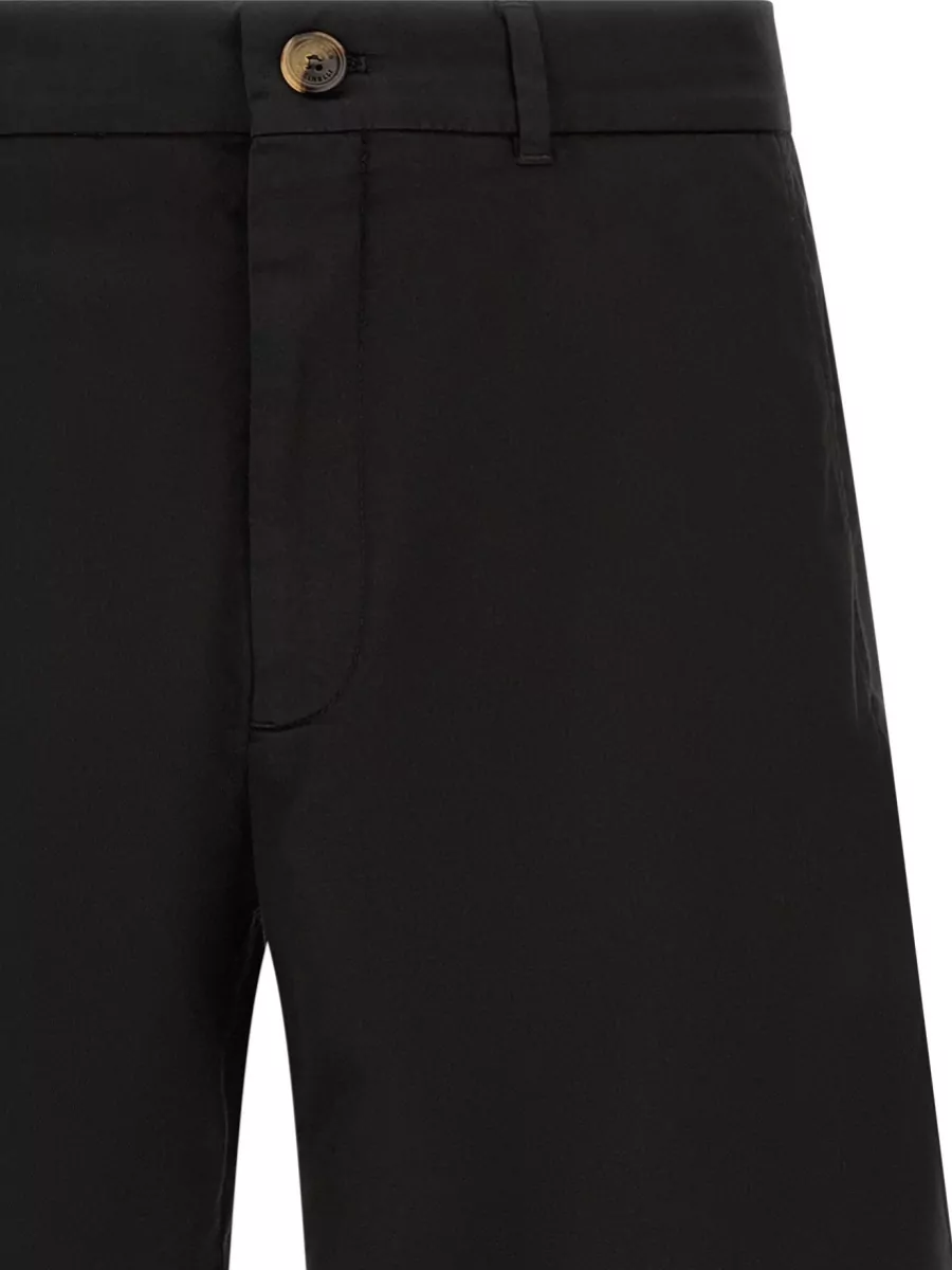 Brunello Cucinelli American Pima Cotton Bermuda Shorts Belt Loops