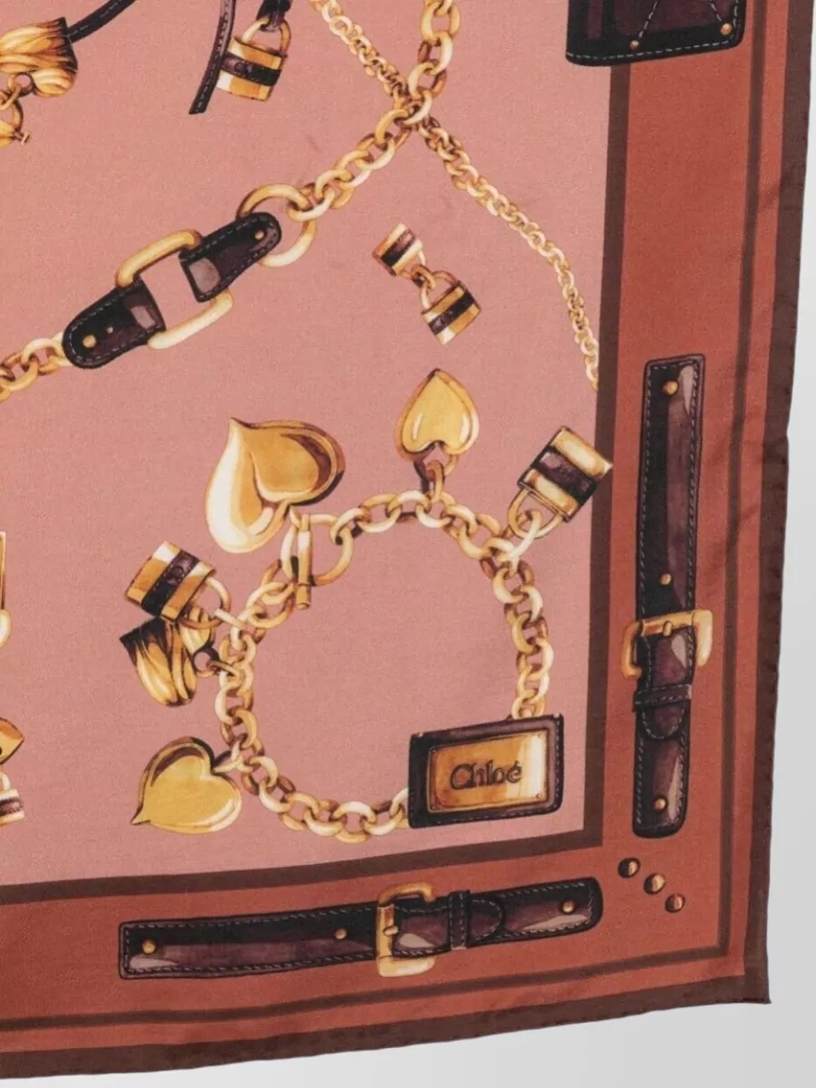 Chloé Silk Printed Scarf