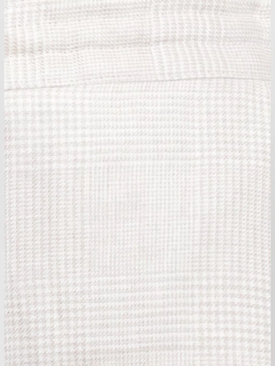 Lardini Linen Straight-Leg Wide-Leg Trousers