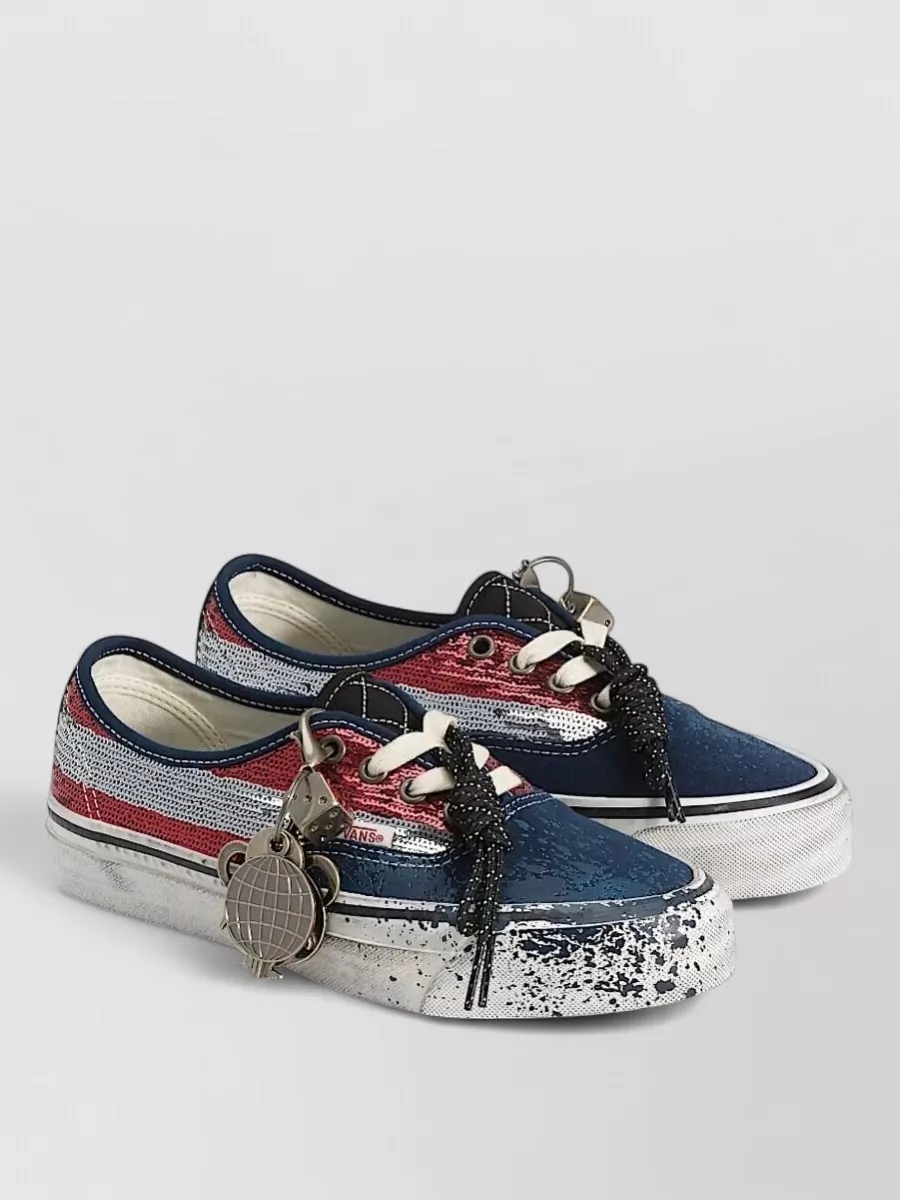 Vans Sequin Canvas Low-Top Sneakers