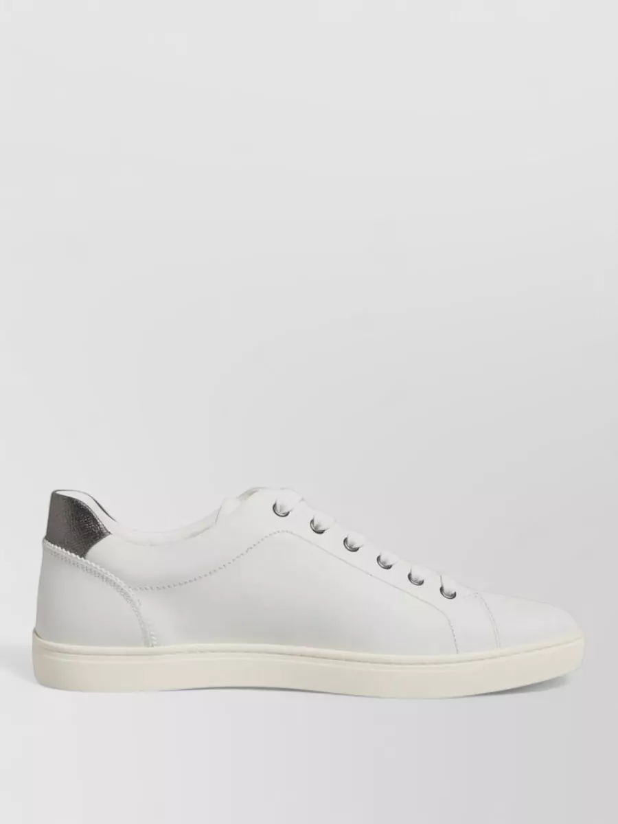 Dolce&Gabbana Leather Low-Top Sneakers