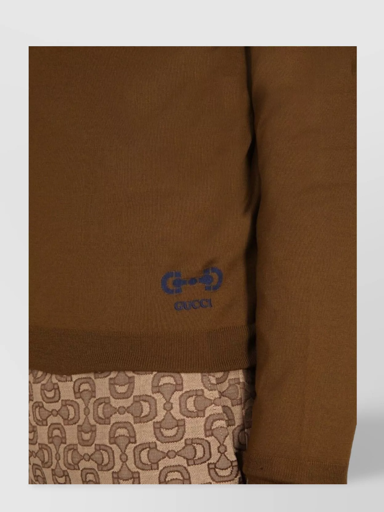 Gucci Long Sleeve Knitwear Logo Embroidery