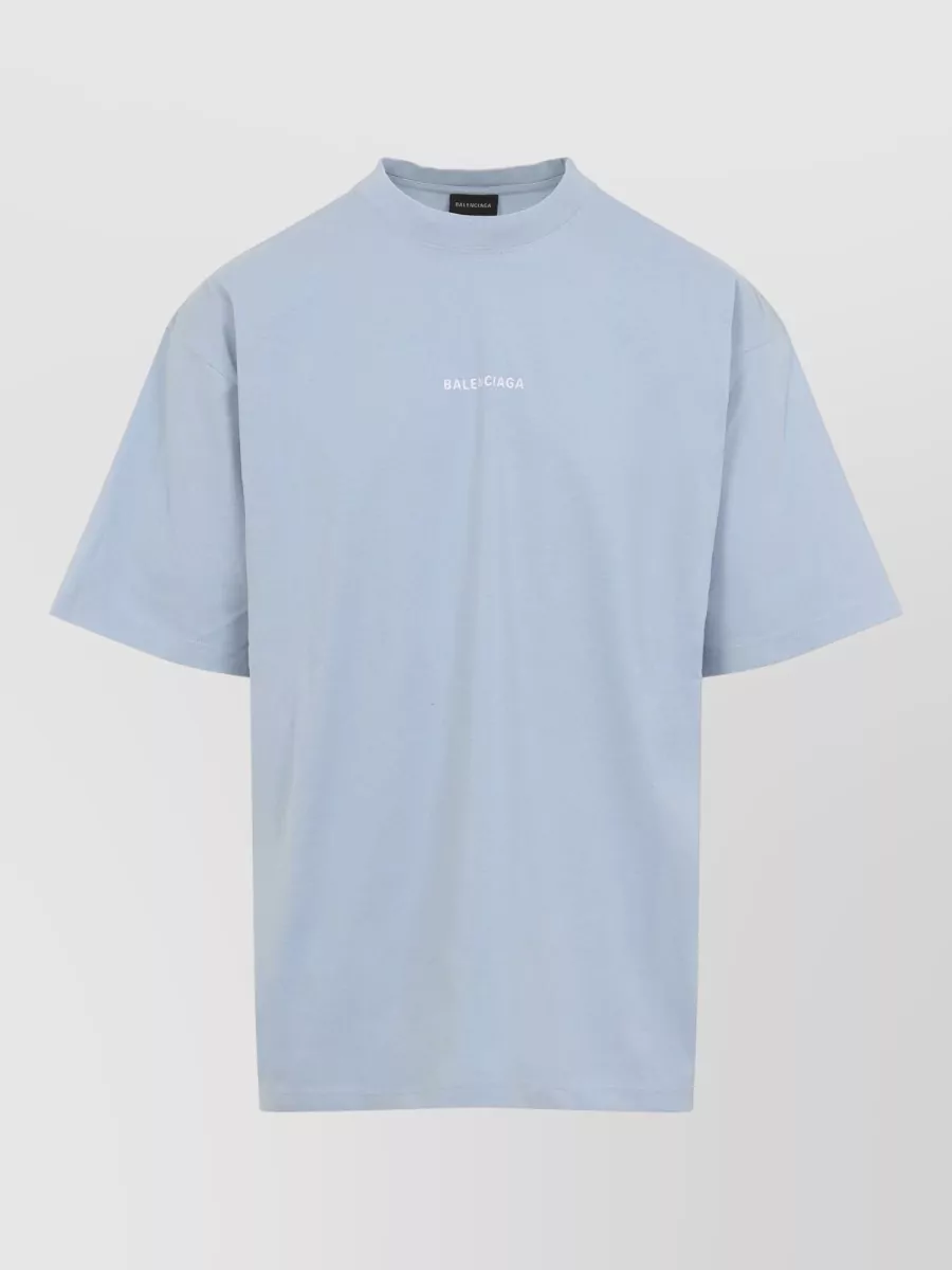Balenciaga Medium Fit Crew Neck Short Sleeve T-Shirt
