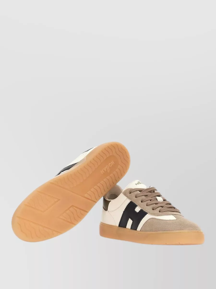 Hogan Leather Lace-Up Sneakers