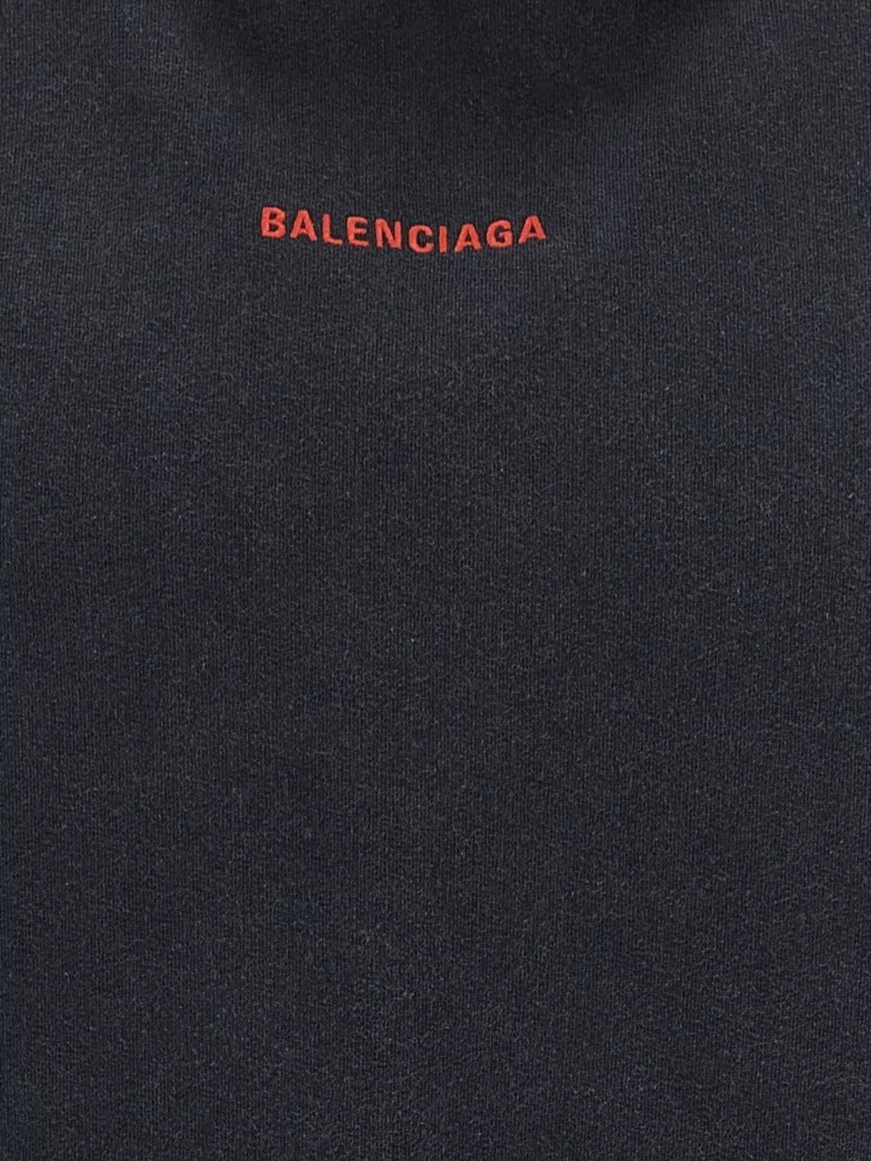 Balenciaga Hoodie With Front Pocket And Ribbed Cuffs