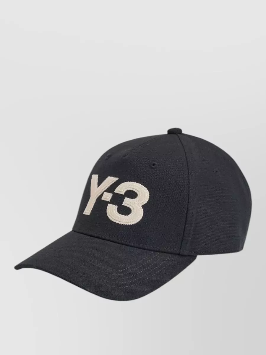 Y-3 cotton logo baseball cap