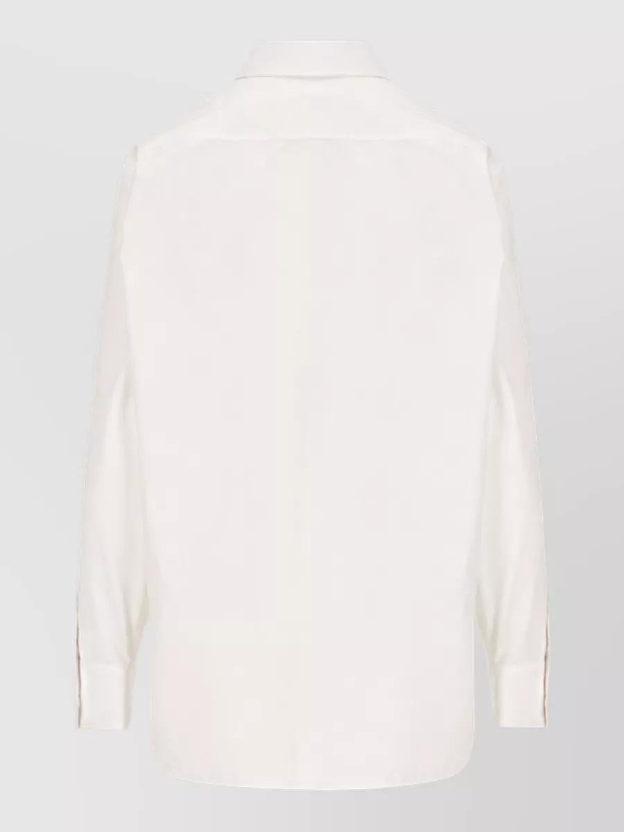 Saint Laurent Shirt Straight Cut Collar Long Sleeves Regular Fit