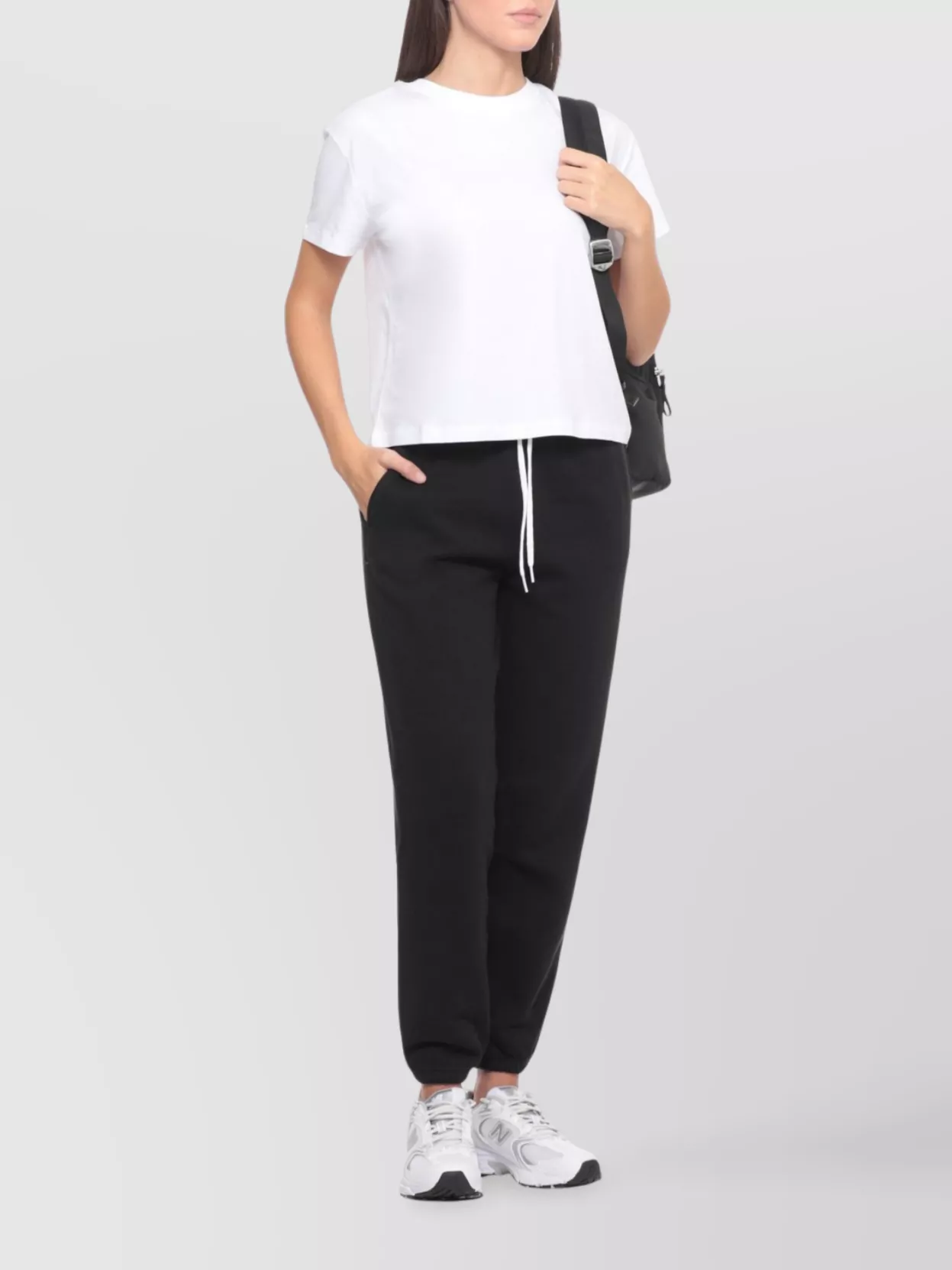 Ralph Lauren Women's Cotton Trousers Elastic Waistband