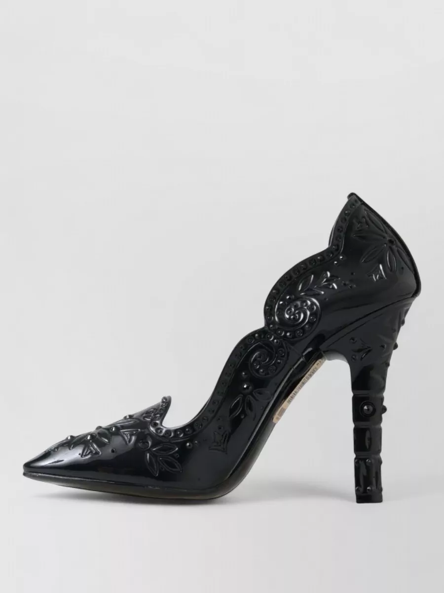 Dolce&Gabbana Floral Crystal-Embellished Pumps