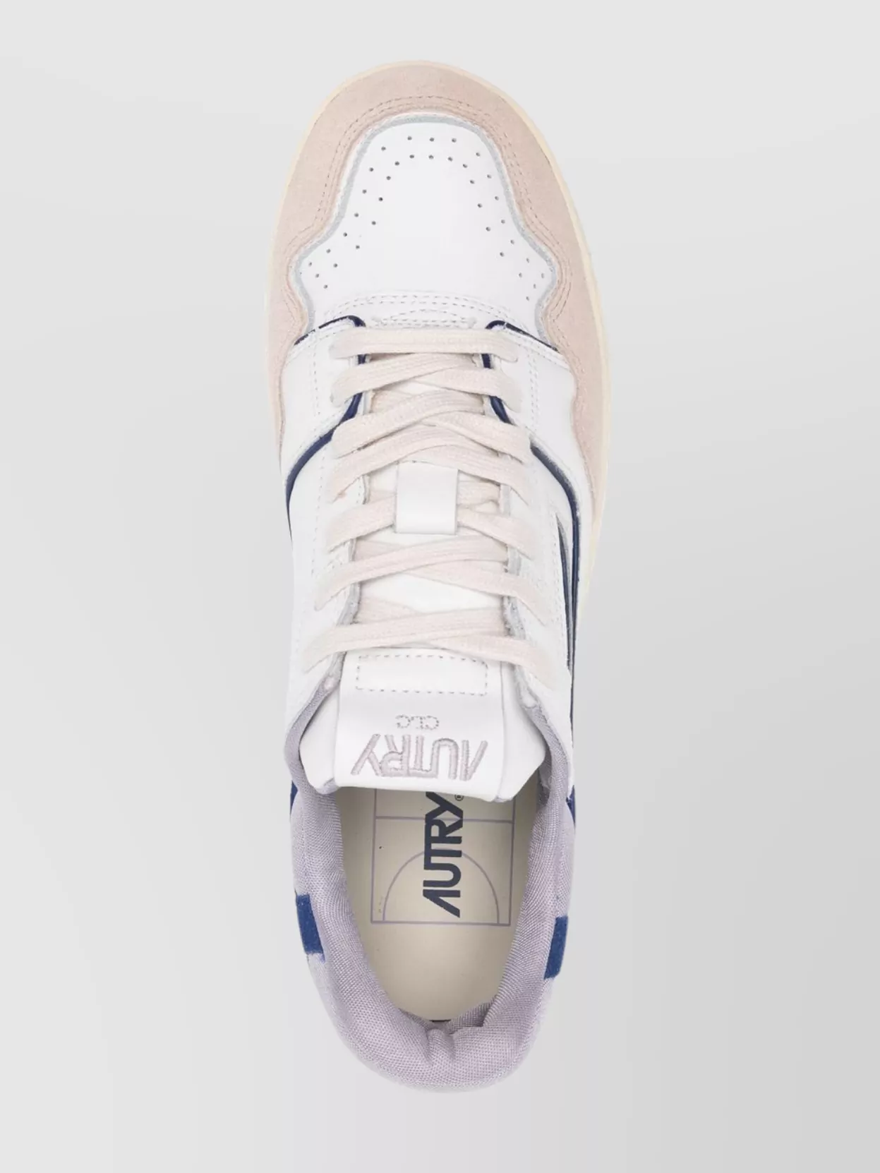 Autry Layered Calf Leather Sneakers